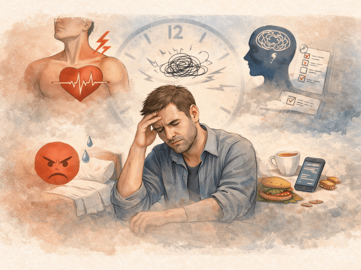 Les symptômes du&nbsp;stress